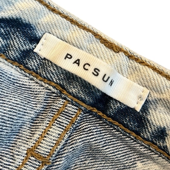 PACSUN 90’s Boyfriend Jeans Woman’s Size 27 High Rise Acid Bleached - Picture 4 of 6